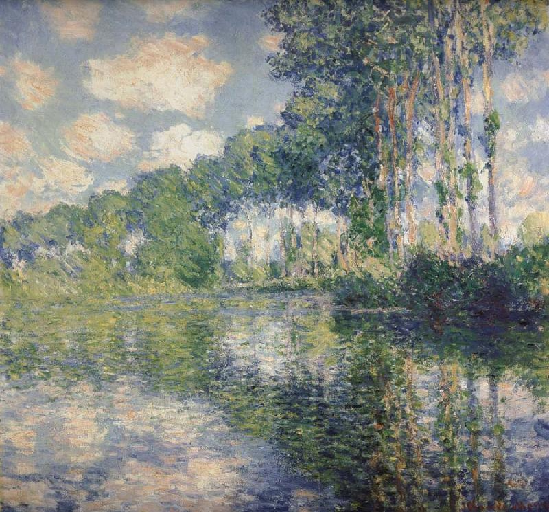 Claude Monet Poplars on the Banks of the River Epte Sweden oil painting art